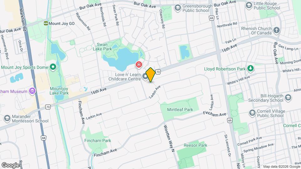 10 Lehman Crescent Map and Location Details