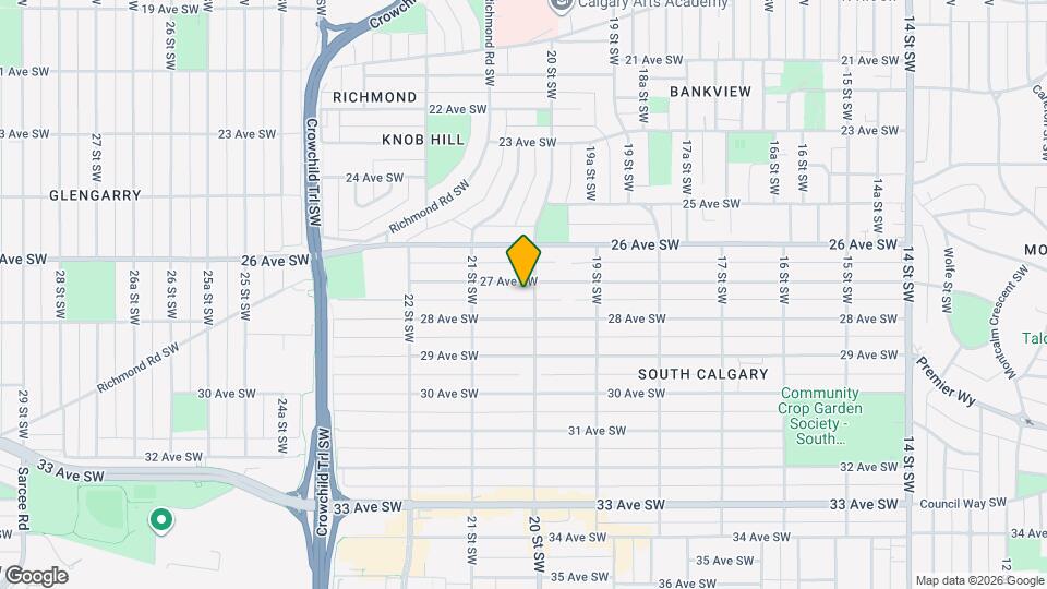 2107-2127 27 Ave SW Map and Location Details