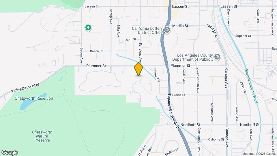 9413 Farralone Ave Map and Location Details