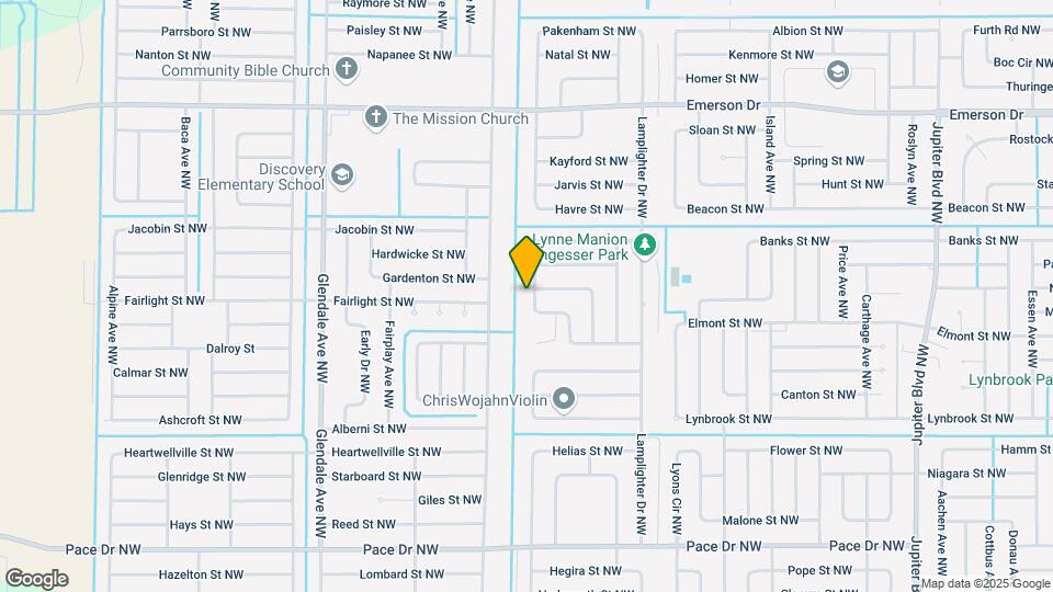 1116 Glancy Ave NW Map and Location Details