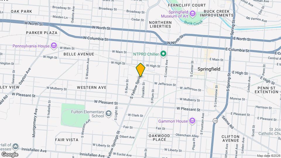 220 S Yellow Springs St Map and Location Details