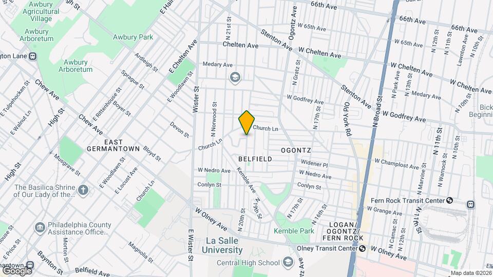 1806 W Champlost Ave, Unit A1 Map and Location Details