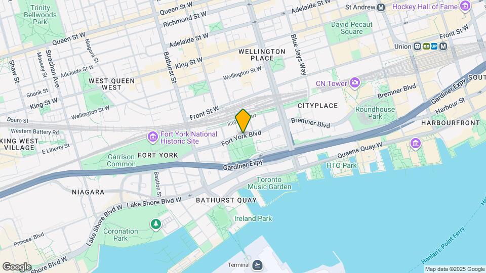 83 Fort York Blvd Map and Location Details