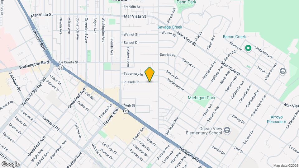 13656 Russell St, Unit 13656 Russell St Map and Location Details