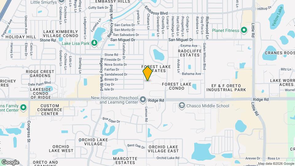 7511 Tall Tree Ct Map and Location Details