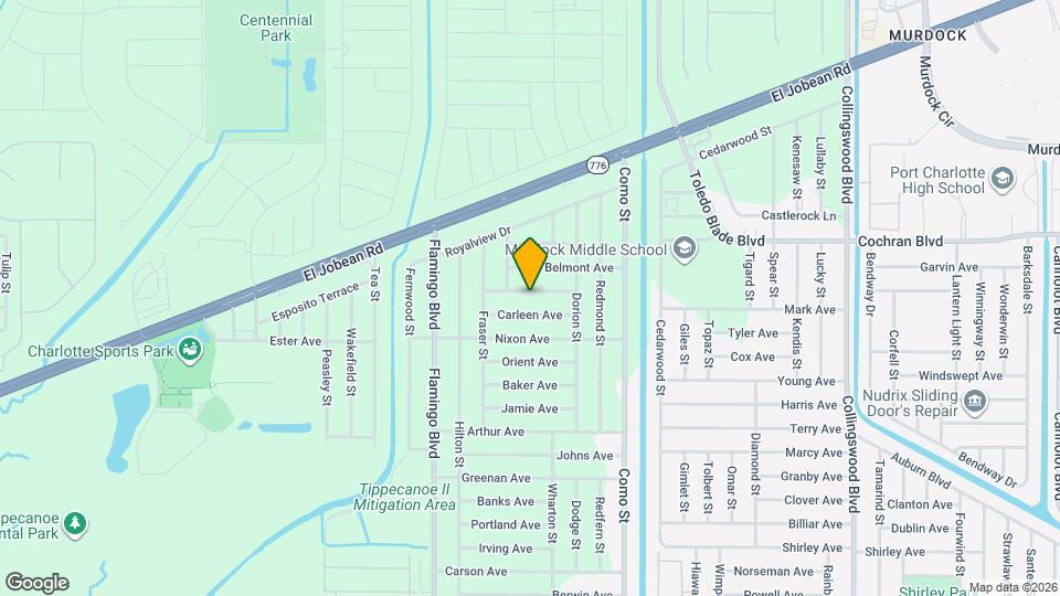 17121 Thompson Ave Map and Location Details