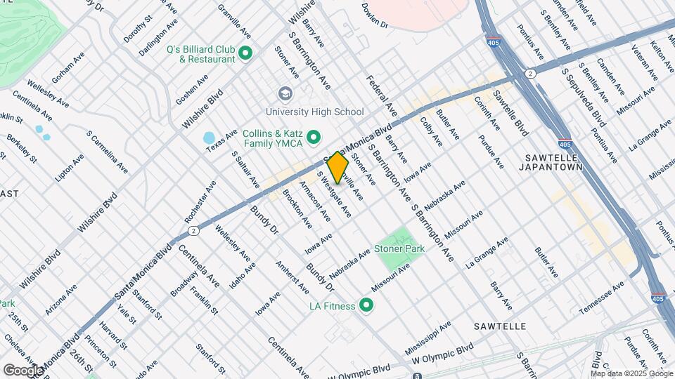 1552 S Westgate Ave Mapa y Detalles de la Ubicación