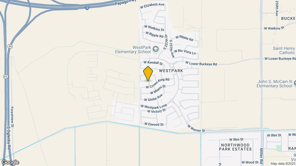 25835 W Whyman St Map and Location Details