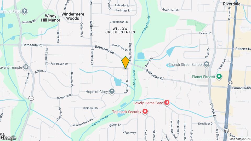 7021 Whitfield Dr Map and Location Details