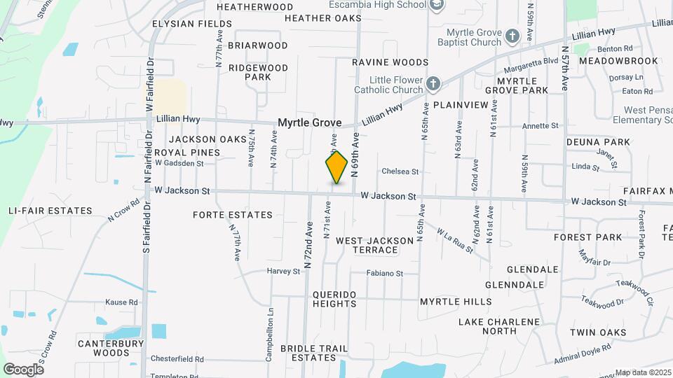 604 N 70th Ave Map and Location Details