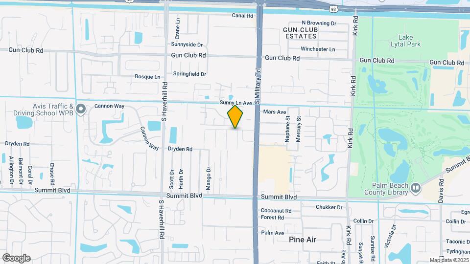 653 Bonnie Ln Map and Location Details