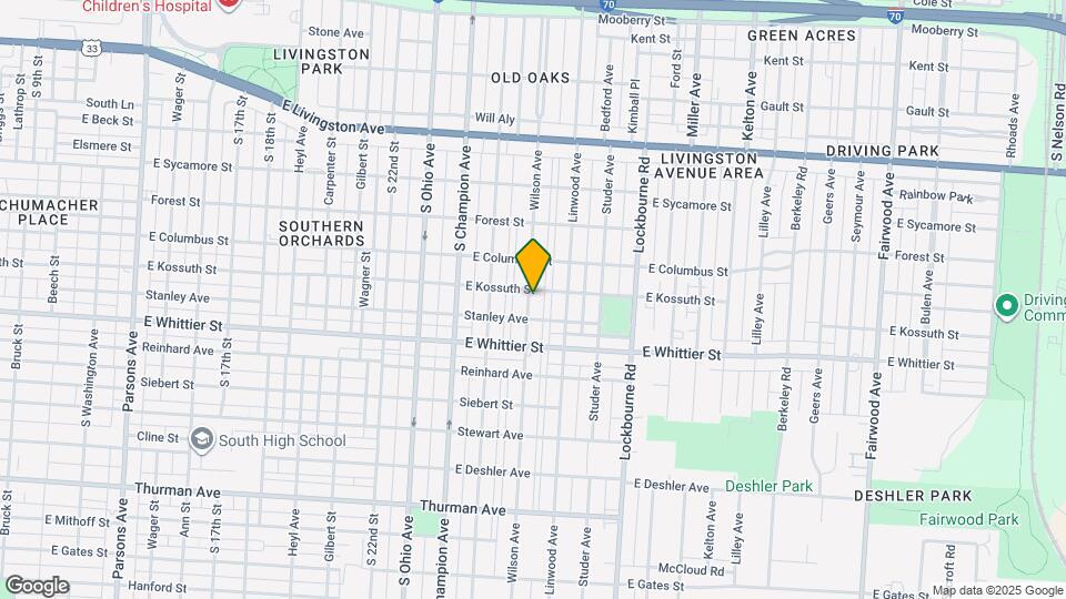 1014 Wilson Ave Map and Location Details