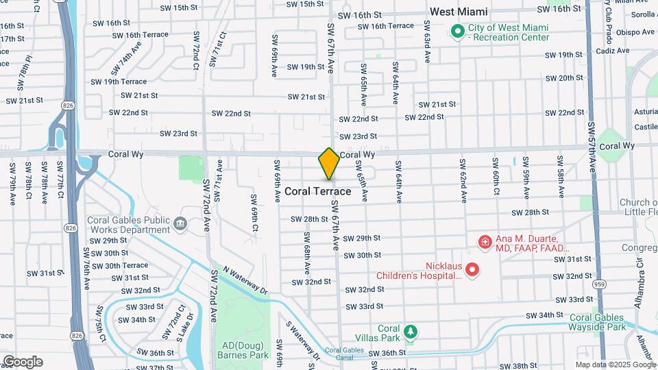 2582 SW 67th Ave Map and Location Details