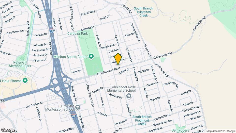 1559 E Calaveras Blvd Map and Location Details
