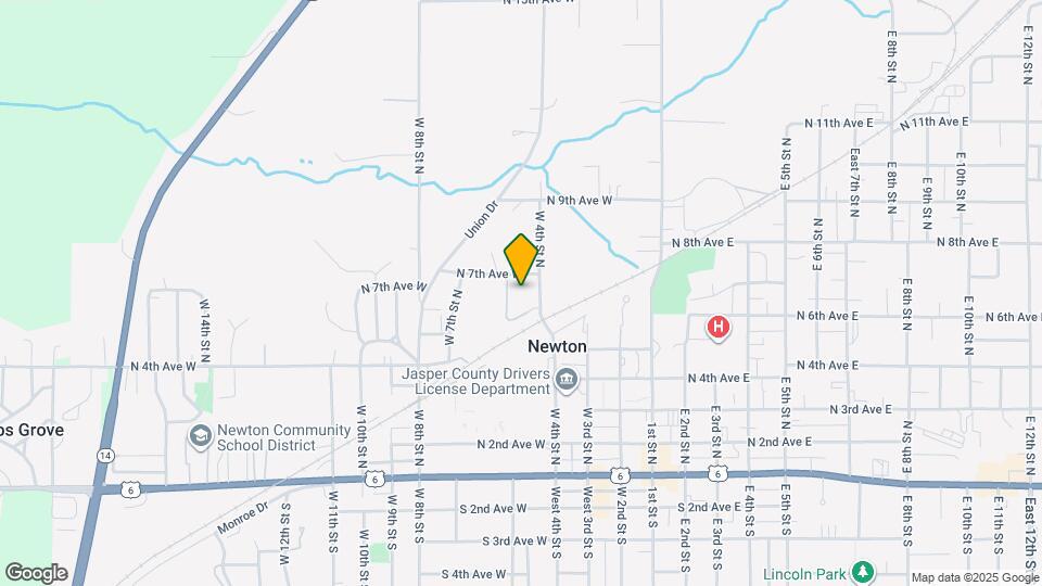 604 W 4th St N Map and Location Details