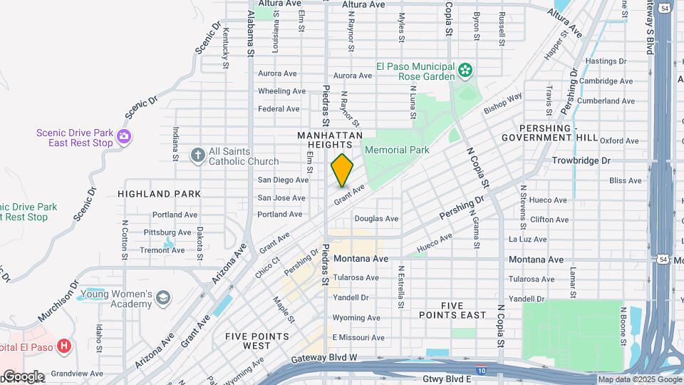 2929 Grant Ave Map and Location Details