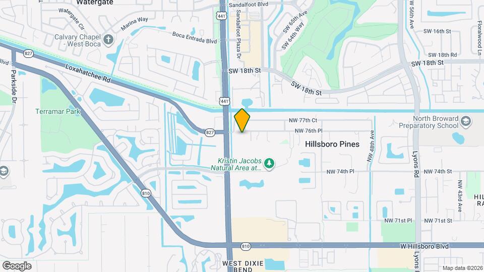 5600 NW 76th Pl Mapa y Detalles de la Ubicación