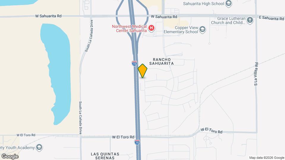 16514 S Paseo Badajo Map and Location Details