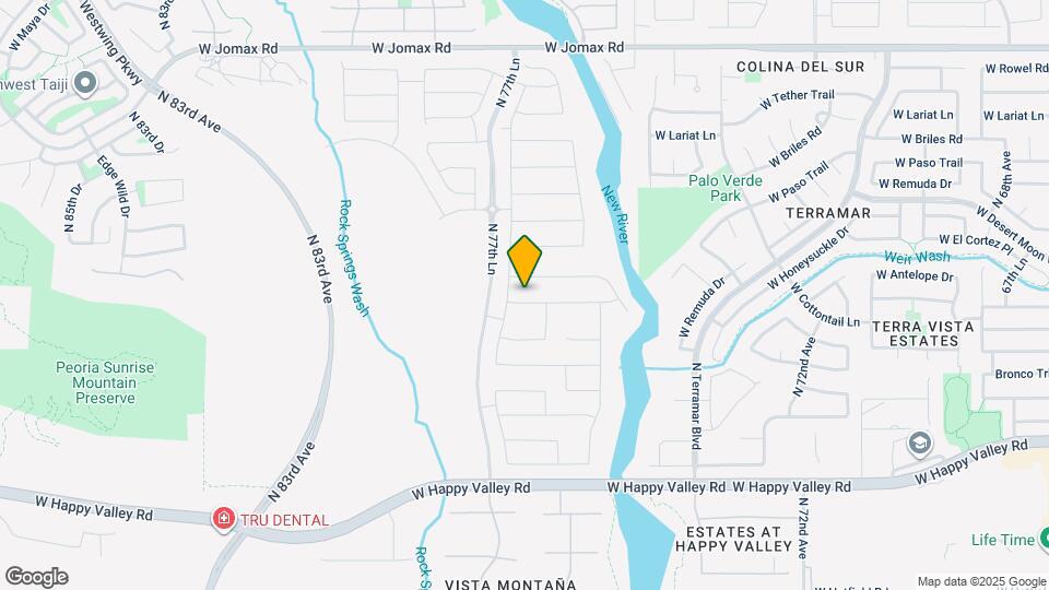 7702 W Jackrabbit Ln Map and Location Details