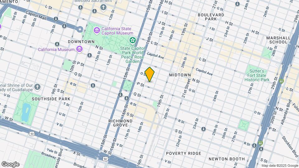1711 P St Map and Location Details