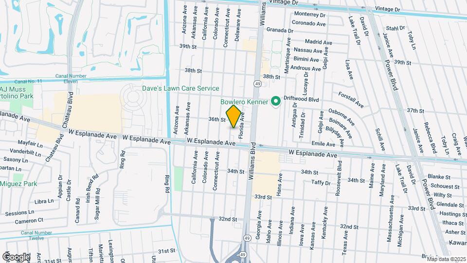 3524 Delaware Ave Map and Location Details