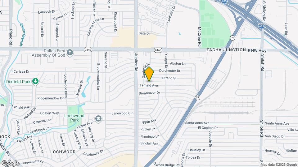 11517 Fernald Ave Map and Location Details