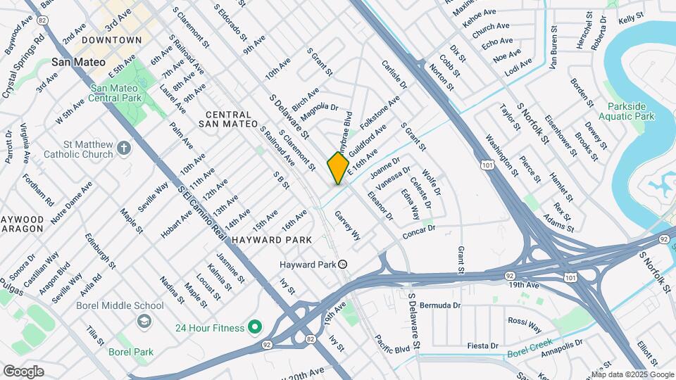 430 E 16th Ave Mapa y Detalles de la Ubicación