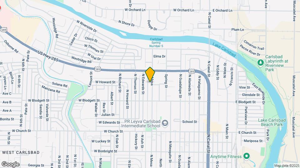 1023 N Mesa Map and Location Details