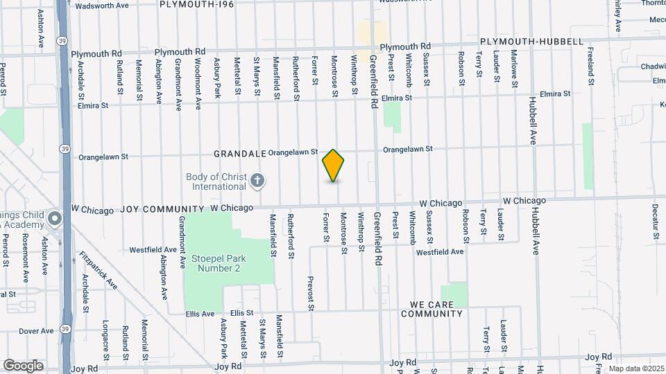 9555 Montrose St Mapa y Detalles de la Ubicación