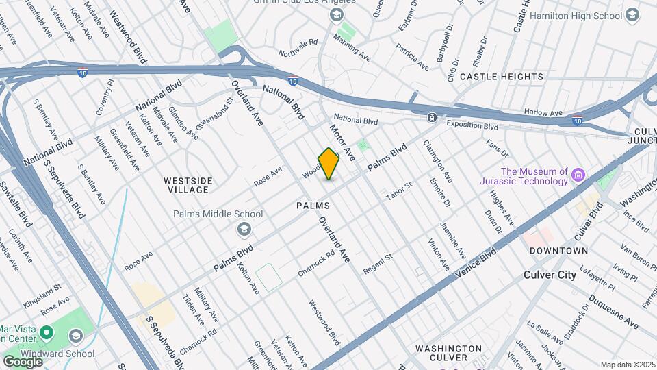 3444 Keystone Ave Mapa y Detalles de la Ubicación