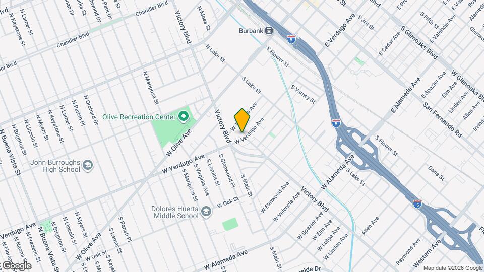 303 W Verdugo Ave, Unit 101 Mapa y Detalles de la Ubicación