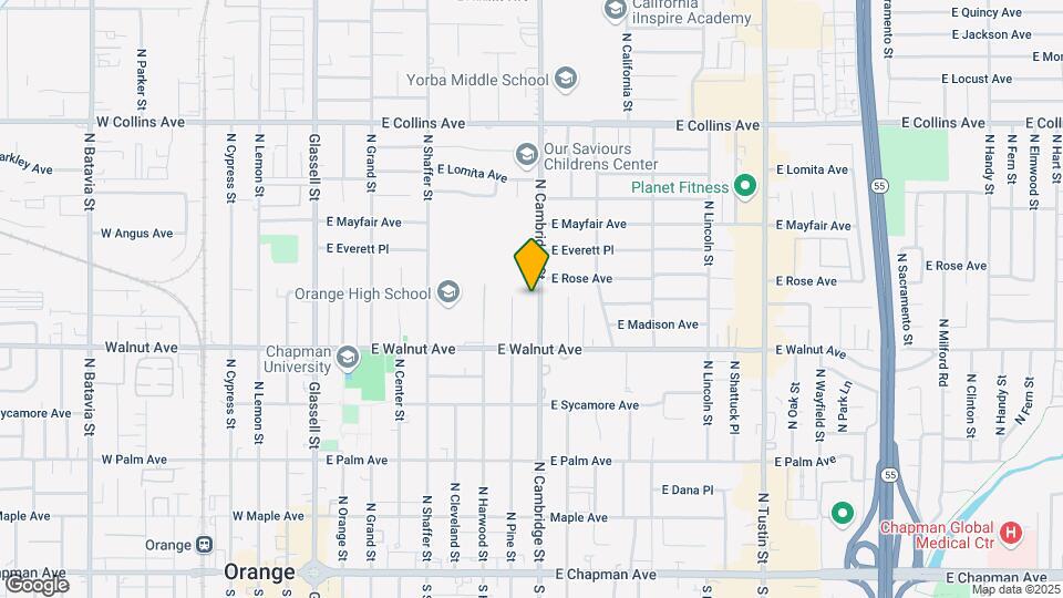 590 N Cambridge St Map and Location Details