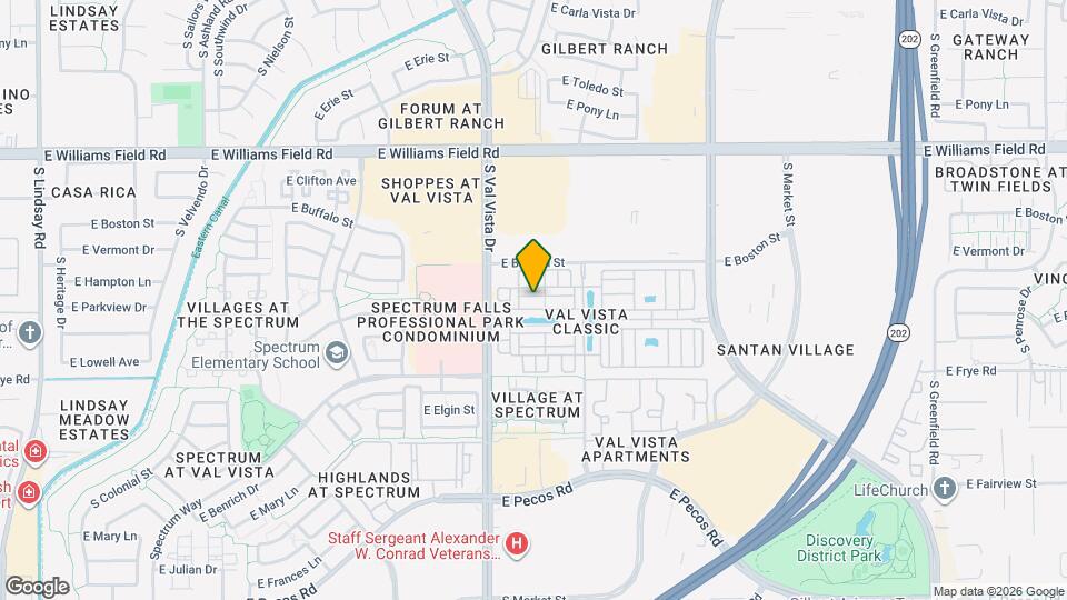 1685 E Chelsea Ln Map and Location Details