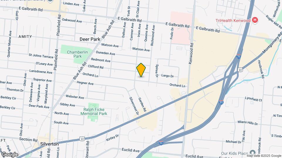 4428 Orchard Ln Map and Location Details