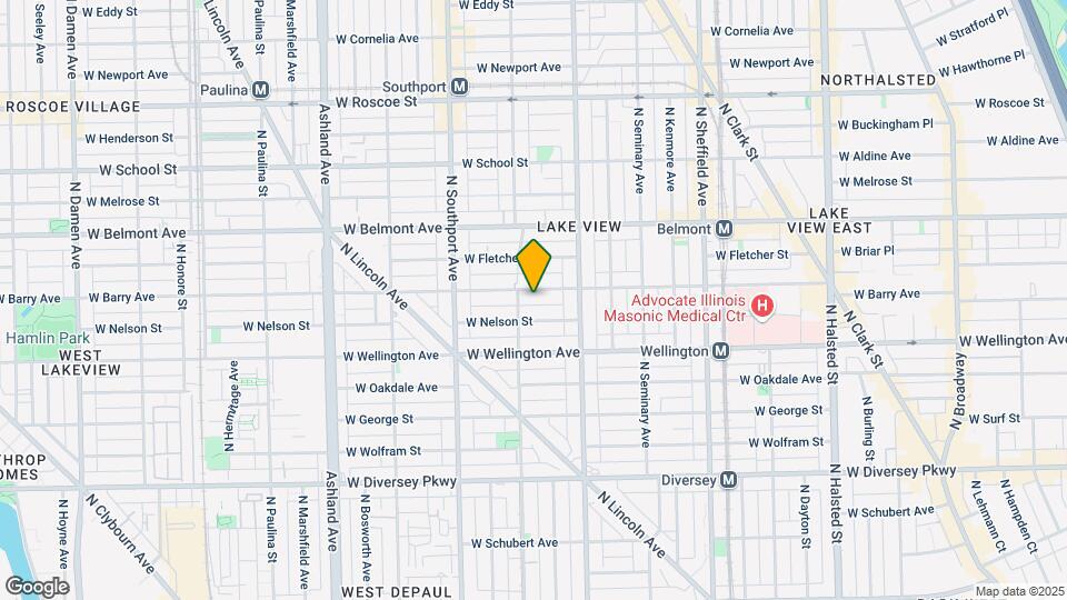 1245 W Barry Ave, Unit 3 Mapa y Detalles de la Ubicación