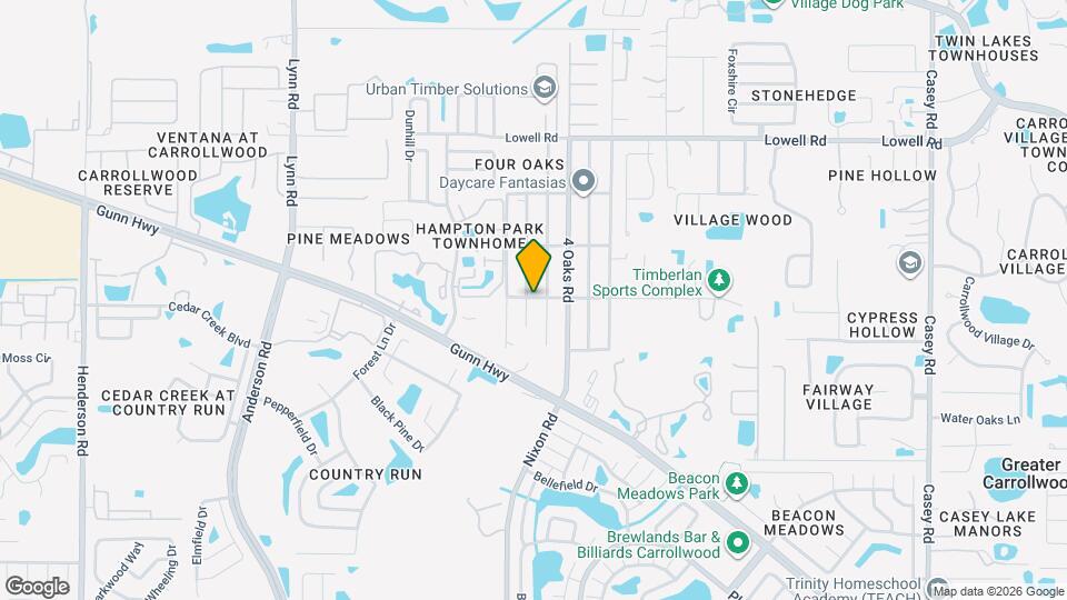 5214 Timberlan St Map and Location Details