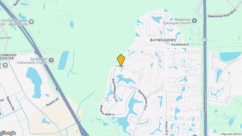 7701 Baymeadows Cir Map and Location Details