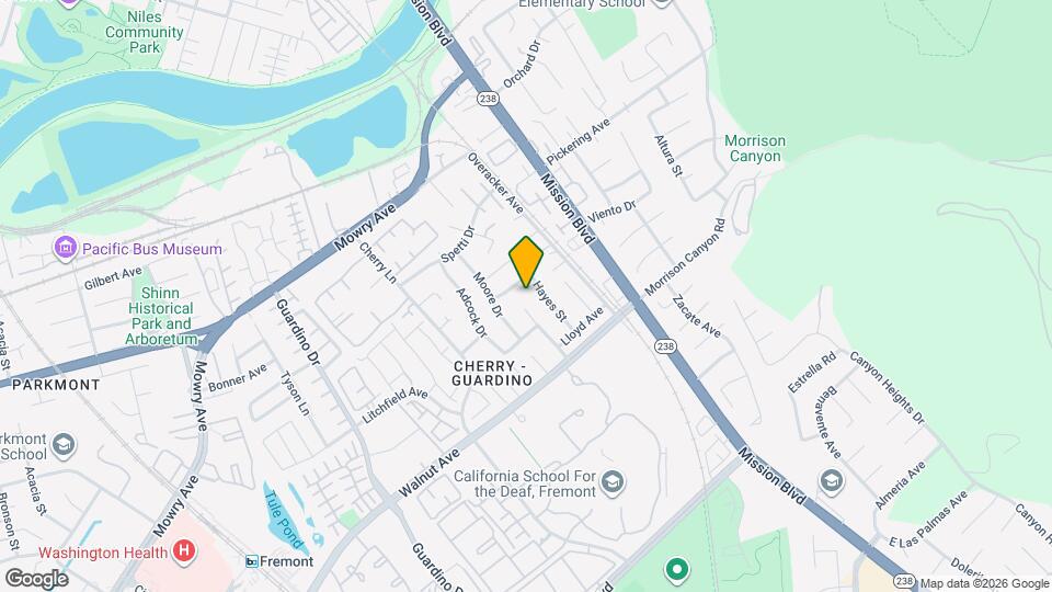 38840 Godfrey Pl Map and Location Details