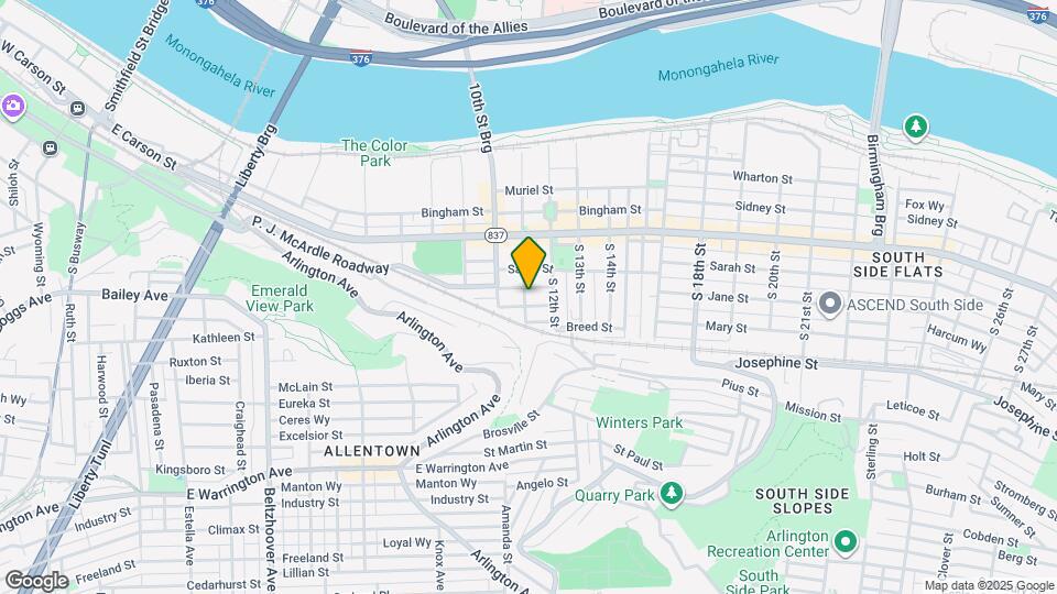 117 S 11th St Map and Location Details