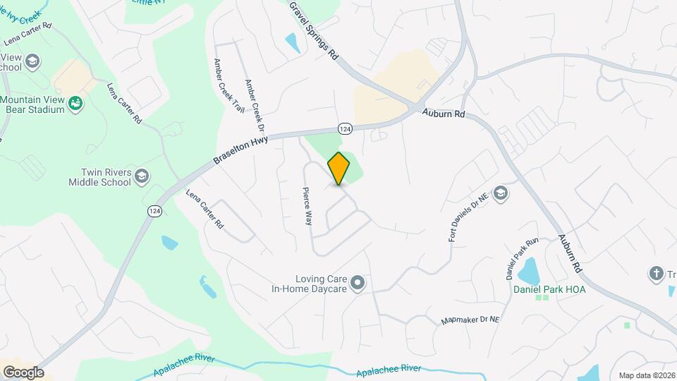 1854 Pierce Way Map and Location Details