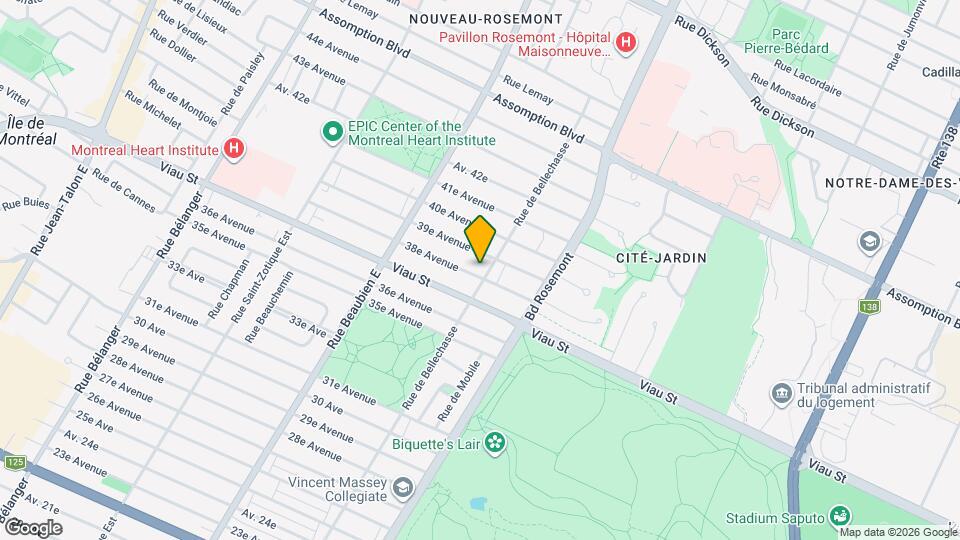 5035-5055 De Bellechasse Map and Location Details