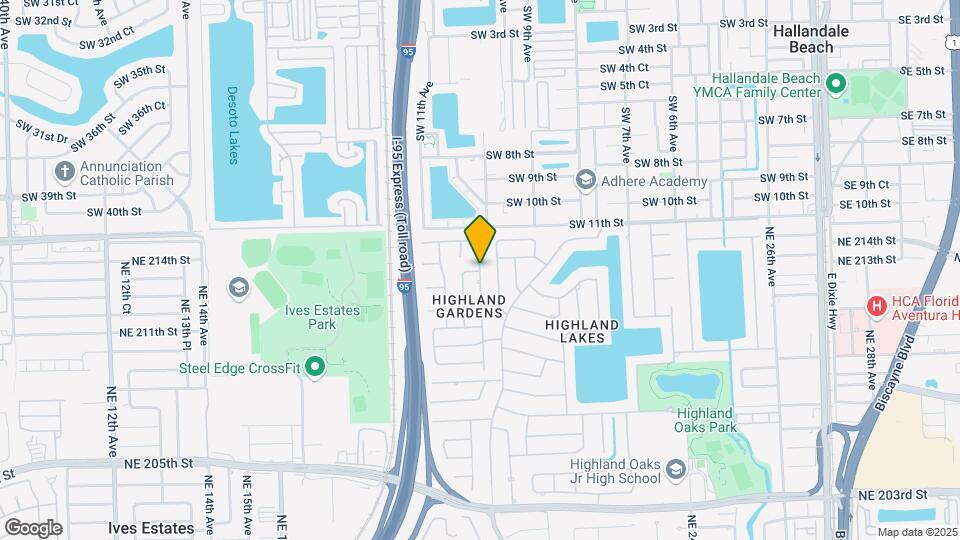 21405 NE 19th Ct Map and Location Details