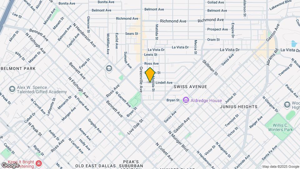 5608 Lindell Ave Map and Location Details