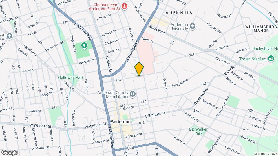 306 E Calhoun St Map and Location Details