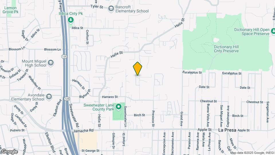 1738 Canyon Rd Map and Location Details