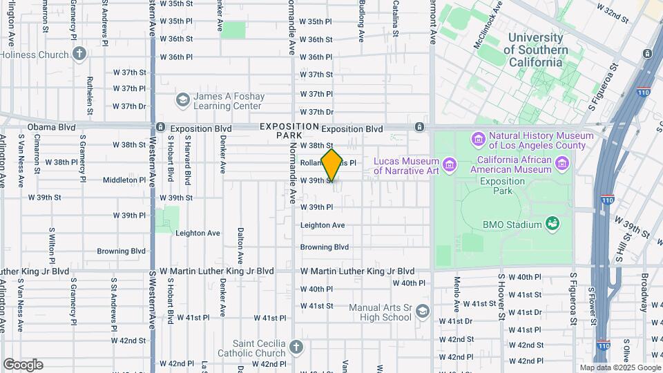 1210 W 39th Mapa y Detalles de la Ubicación