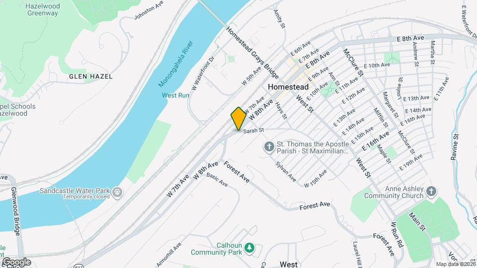 307 Walnut St Map and Location Details