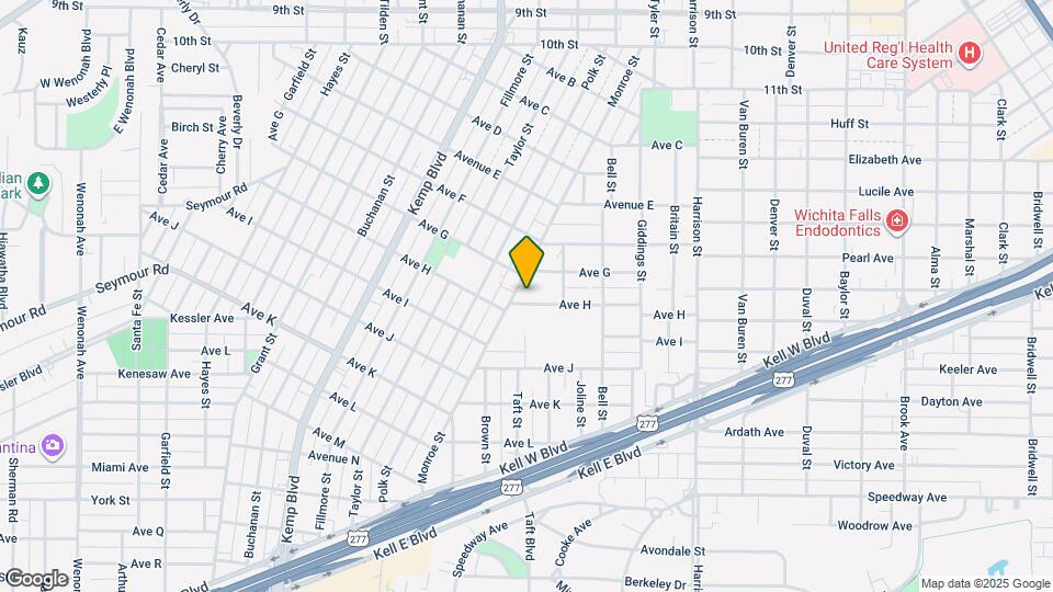 2168 Ave H Map and Location Details