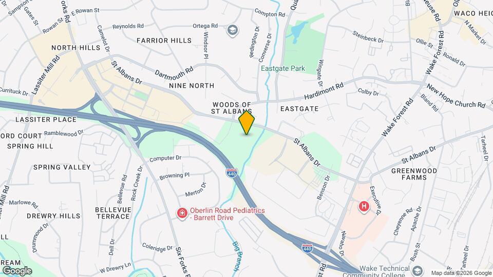 600 St Albans Dr Map and Location Details