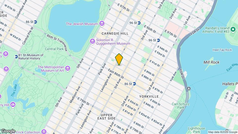 163 E 87th St Mapa y Detalles de la Ubicación